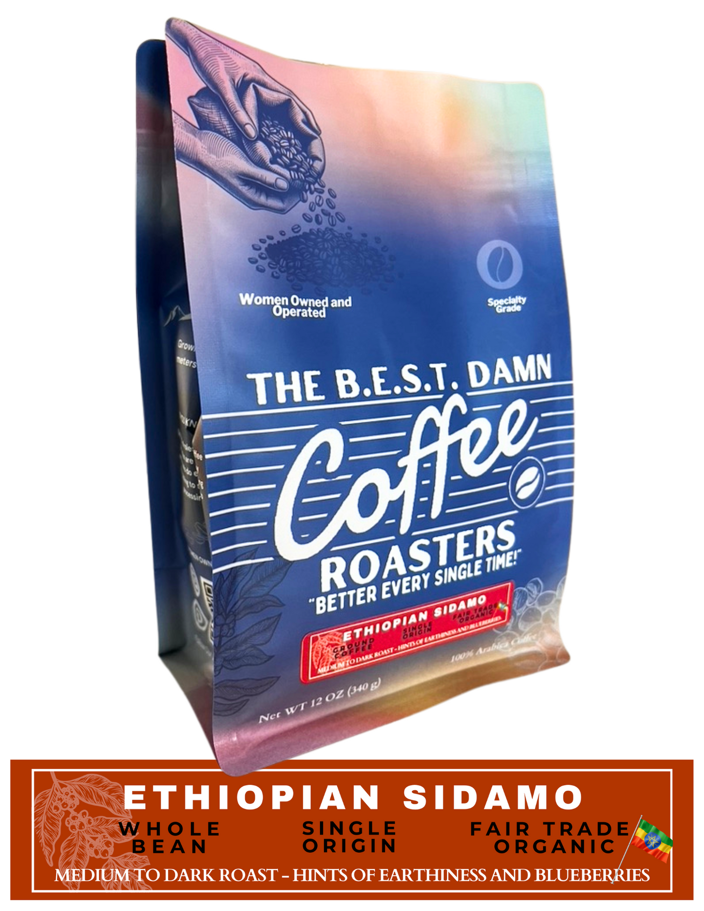 The Best Damn Coffee - Ethiopian Sidamo Single Origin