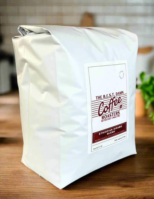 The Best Damn Coffee - Ethiopian Sidamo Blend - 5 Pounds