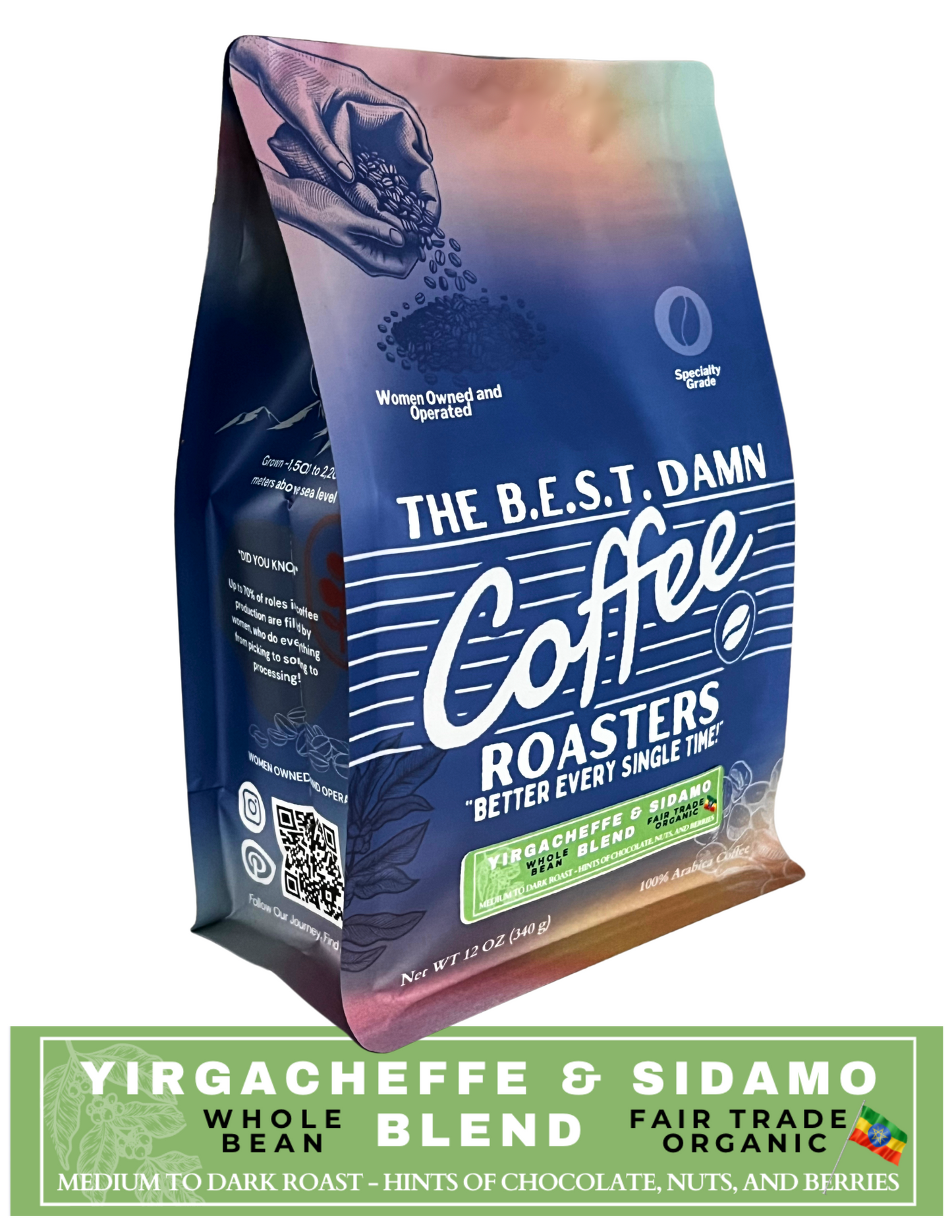 The Best Damn Coffee - Ethiopian Yirgacheffe & Sidamo Blend